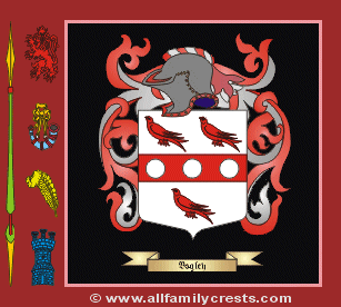 Bagley Coat of Arms, Family Crest - Click here to view