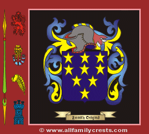 Baillie Coat of Arms, Family Crest - Click here to view