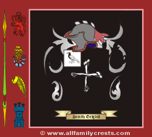 Baines Coat of Arms, Family Crest - Click here to view