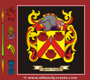 Baitson Coat of Arms, Family Crest - Click here to view