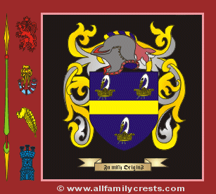 Baker-Ireland Coat of Arms, Family Crest - Click here to view
