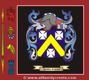 Barclet Coat of Arms, Family Crest - Click here to view