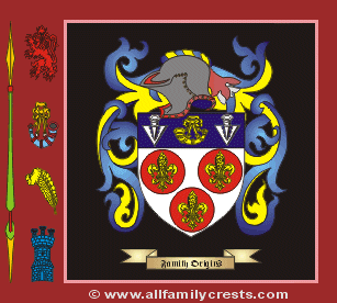 Barrass Coat of Arms, Family Crest - Click here to view