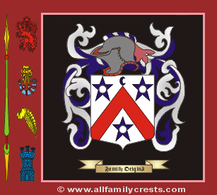 Baty Coat of Arms, Family Crest - Click here to view