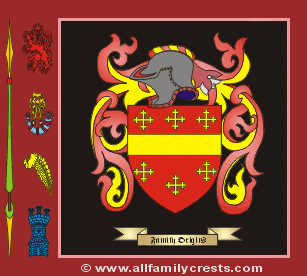 Beauchamp Coat of Arms, Family Crest - Click here to view