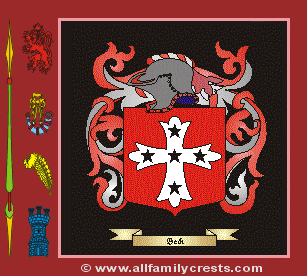Beck Coat of Arms, Family Crest - Click here to view