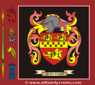 Beckett Coat of Arms, Family Crest - Click here to view