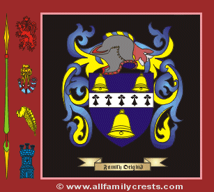 Bell Coat of Arms, Family Crest - Click here to view