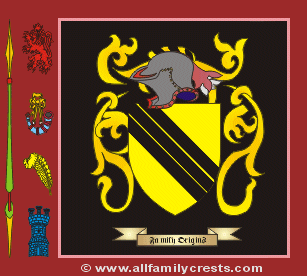 Bentley Coat of Arms, Family Crest - Click here to view