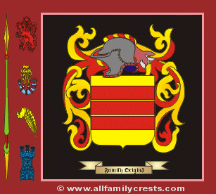 Berrie Coat of Arms, Family Crest - Click here to view