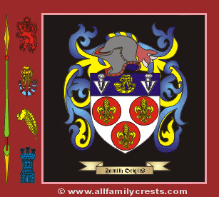 Berrow Coat of Arms, Family Crest - Click here to view
