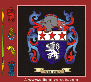 Black Coat of Arms, Family Crest - Click here to view