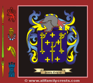 Bourdon Coat of Arms, Family Crest - Click here to view