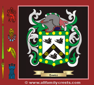 Bowles Coat of Arms, Family Crest - Click here to view