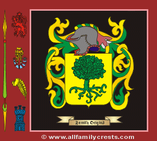 Boyle-Ireland Coat of Arms, Family Crest - Click here to view