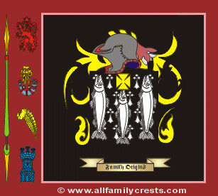 Bradden Coat of Arms, Family Crest - Click here to view