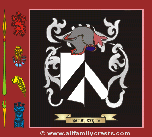 Branson Coat of Arms, Family Crest - Click here to view