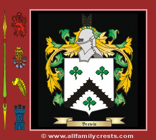 Brewin Coat of Arms, Family Crest - Click here to view