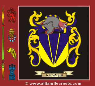 Briant Coat of Arms, Family Crest - Click here to view