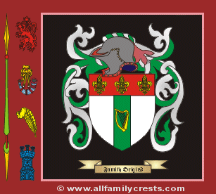 Brophy Coat of Arms, Family Crest - Click here to view
