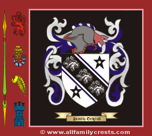 Brown Coat of Arms, Family Crest - Click here to view