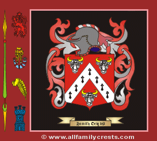 Bullock Coat of Arms, Family Crest - Click here to view