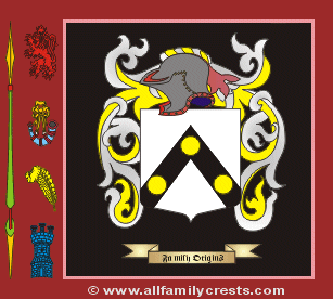 Bundey Coat of Arms, Family Crest - Click here to view