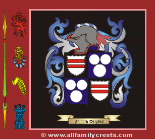 Bunyan Coat of Arms, Family Crest - Click here to view