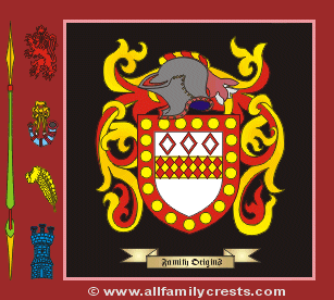 Burgess Coat of Arms, Family Crest - Click here to view
