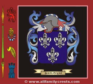 Burgh Coat of Arms, Family Crest - Click here to view