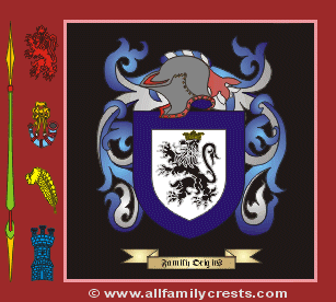 Burnell Coat of Arms, Family Crest - Click here to view