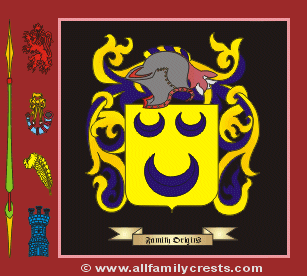 Burner Coat of Arms, Family Crest - Click here to view