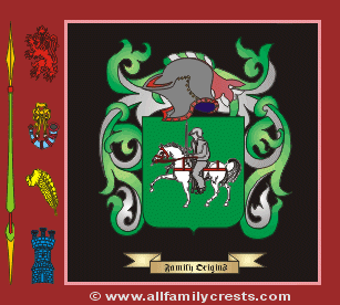 Caffrey Coat of Arms, Family Crest - Click here to view