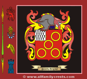 Cantwell Coat of Arms, Family Crest - Click here to view