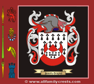 Capman Coat of Arms, Family Crest - Click here to view