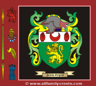 Carton Coat of Arms, Family Crest - Click here to view