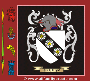 Cary Coat of Arms, Family Crest - Click here to view