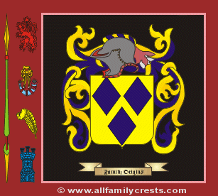Casserley Coat of Arms, Family Crest - Click here to view