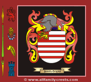 Caulfield Coat of Arms, Family Crest - Click here to view