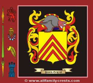 Clare Coat of Arms, Family Crest - Click here to view