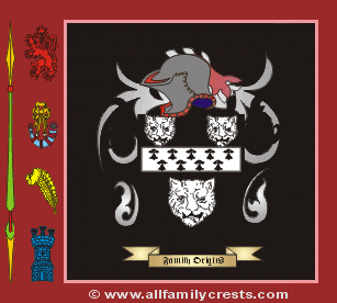 Clough Coat of Arms, Family Crest - Click here to view