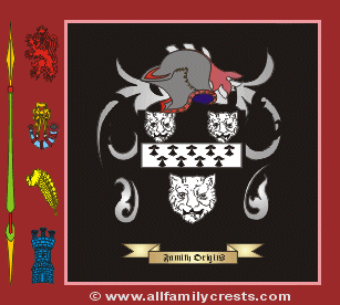Clue Coat of Arms, Family Crest - Click here to view