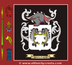 Colston Coat of Arms, Family Crest - Click here to view