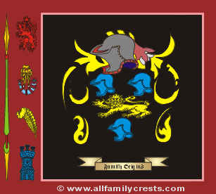 Compton Coat of Arms, Family Crest - Click here to view