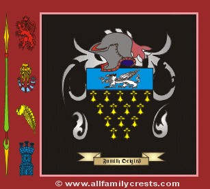 Cooke Coat of Arms, Family Crest - Click here to view