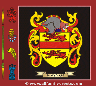 Cookson Coat of Arms, Family Crest - Click here to view