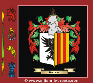 Corcoran Coat of Arms, Family Crest - Click here to view