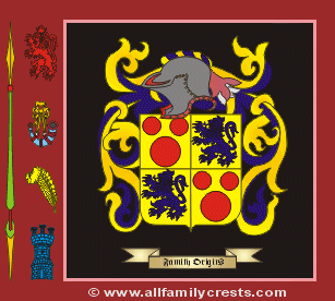 Cortnay Coat of Arms, Family Crest - Click here to view