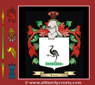 Crane Coat of Arms, Family Crest - Click here to view