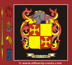 Cross Coat of Arms, Family Crest - Click here to view